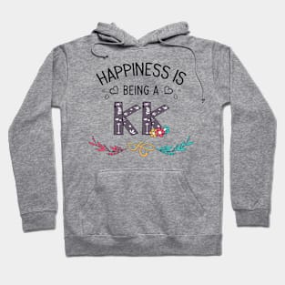 Happiness Is Being A Kk Wildflowers Valentines Mothers Day Hoodie